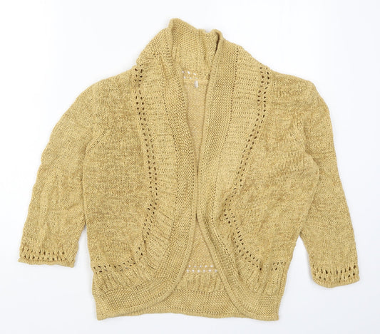 Matalan Womens Beige  Knit Cardigan Jumper Size 16