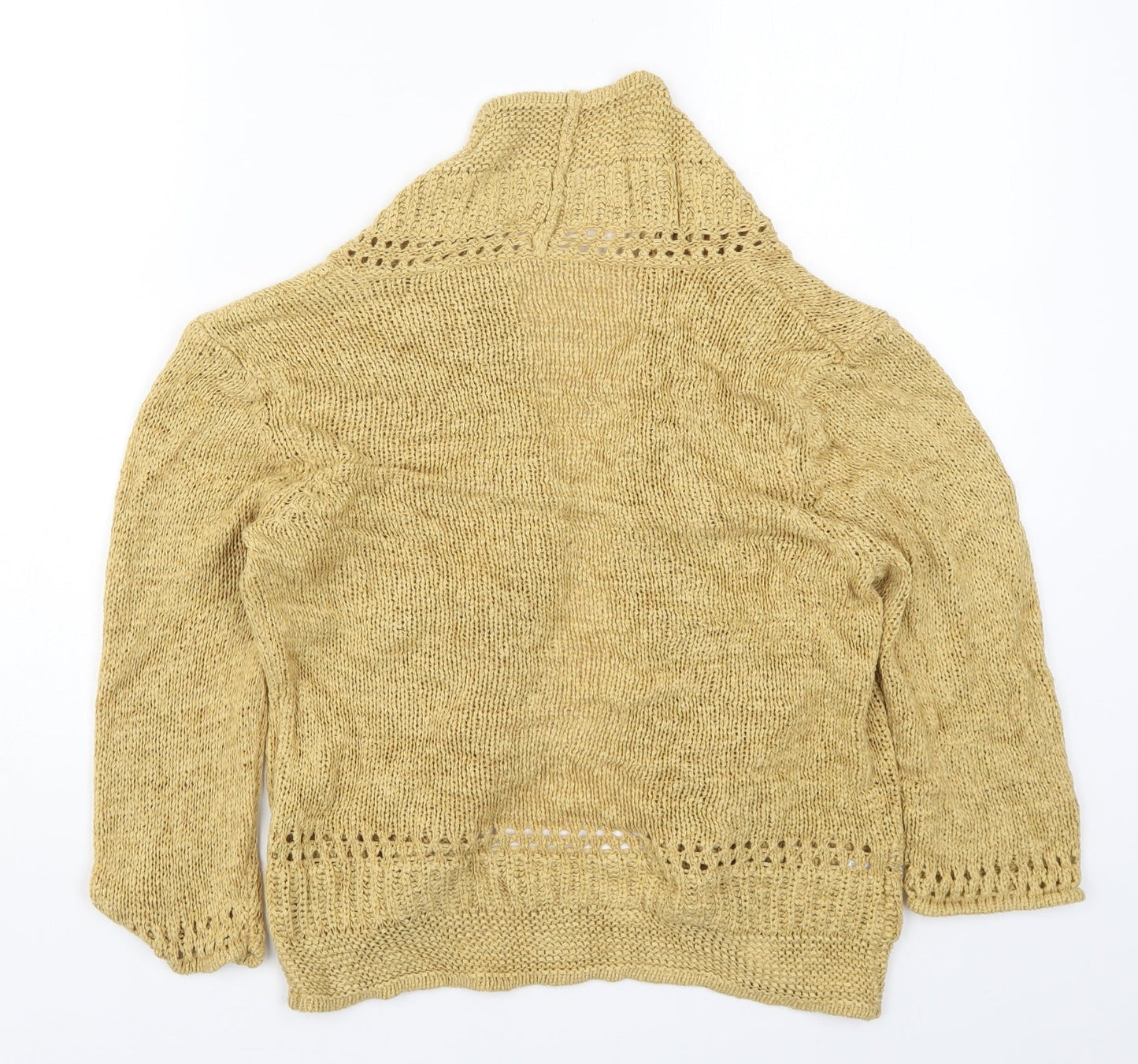 Matalan Womens Beige  Knit Cardigan Jumper Size 16
