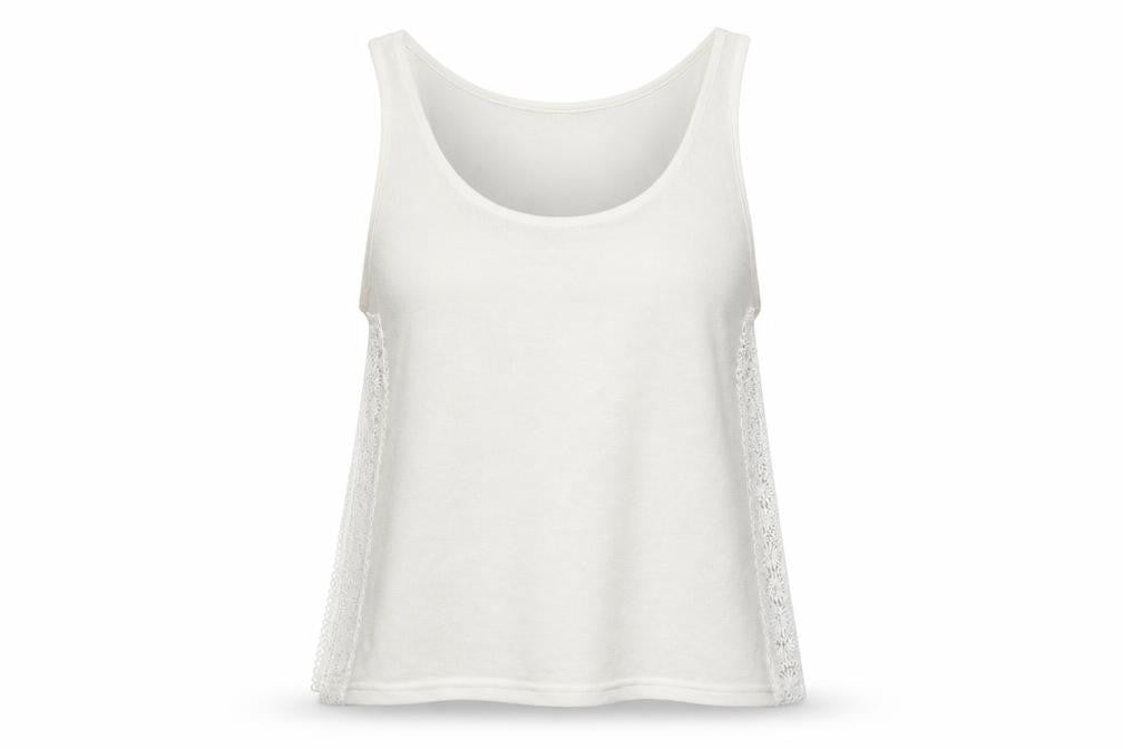 H&M Womens White   Basic Tank Size M