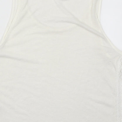 H&M Womens White   Basic Tank Size M