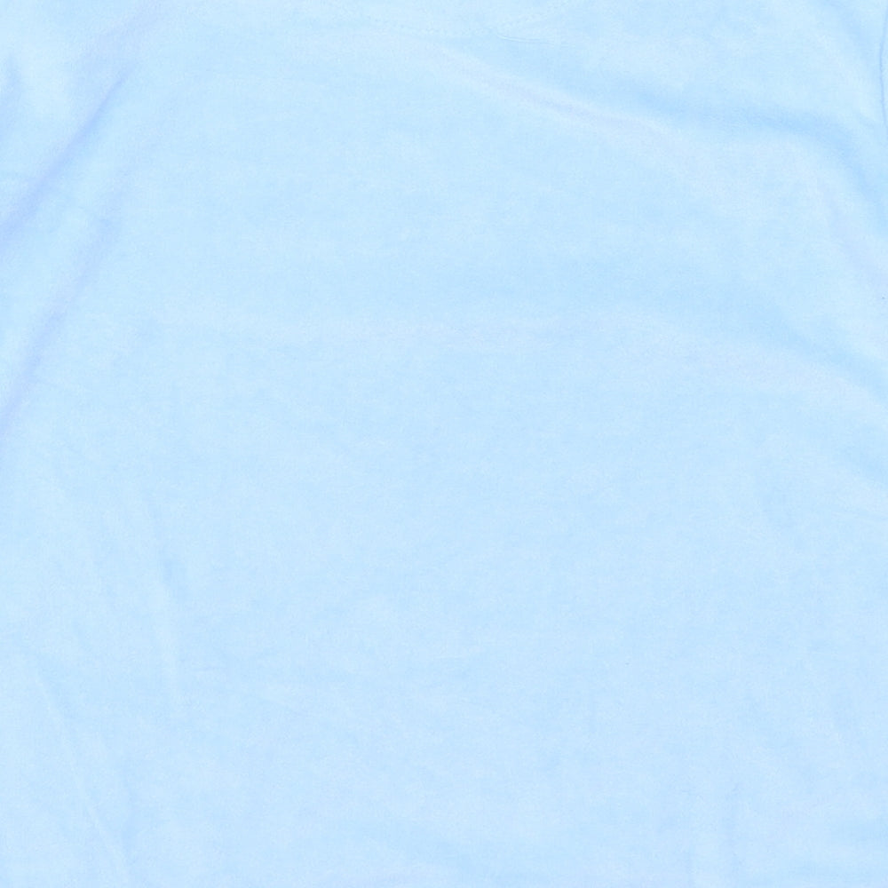 Primark Girls Blue Solid  Top Pyjama Top Size 9-10 Years  - Elsa Frozen