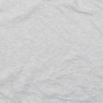 Brand and care label for Evie women’s grey pullover sweatshirt, size UK 10