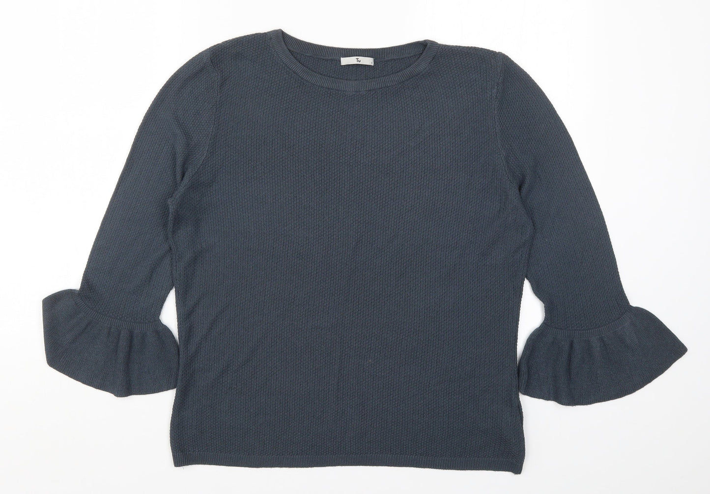 TU Womens Blue   Basic T-Shirt Size 12