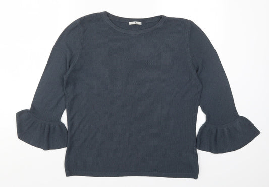 TU Womens Blue   Basic T-Shirt Size 12