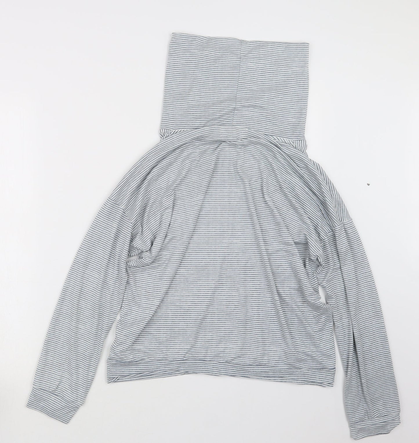 TU Womens Blue Striped  Top One Piece Size 8