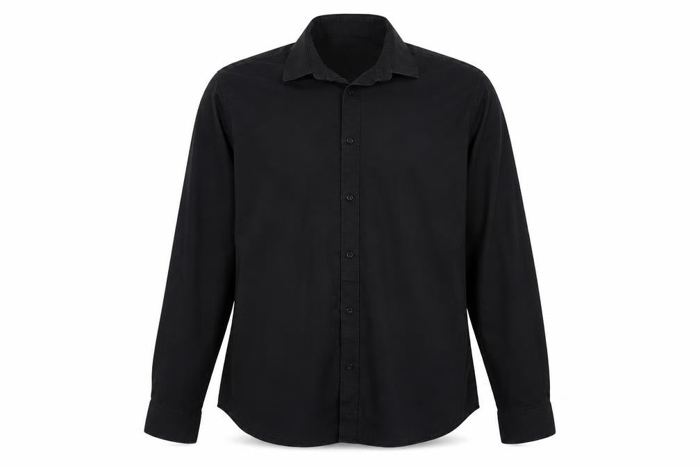 River Island Mens Black    Button-Up Size 16.5