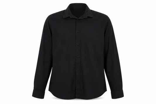 River Island Mens Black    Button-Up Size 16.5