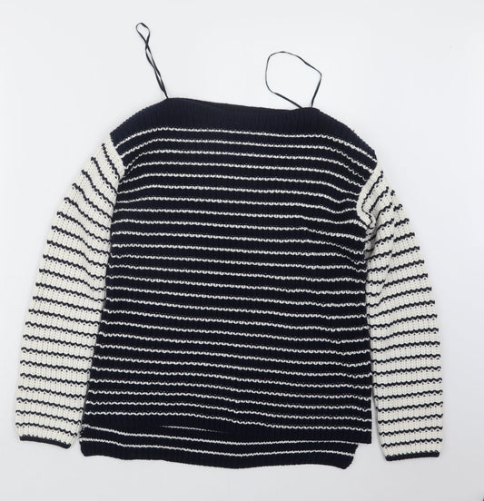 Marks and Spencer Womens Blue  Knit Pullover Jumper Size S
