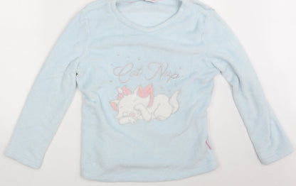 Preloved Disney Womens Blue Animal Print  Pullover Jumper Size M - Front