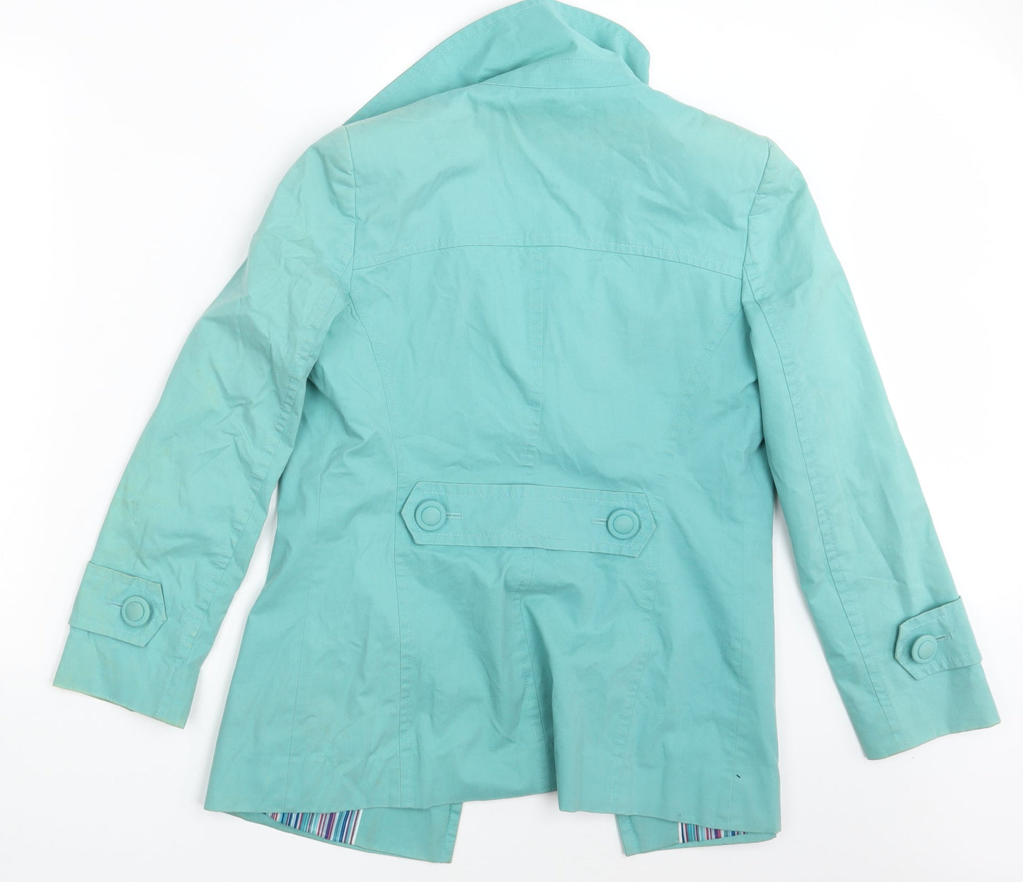Per Una Womens Green   Trench Coat Coat Size 8