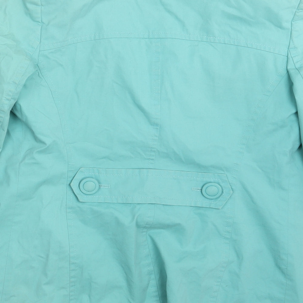 Per Una Womens Green   Trench Coat Coat Size 8