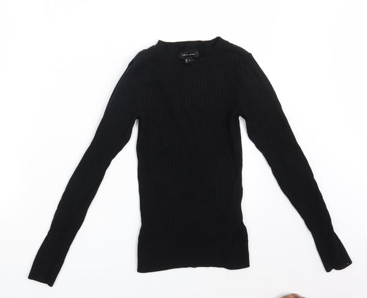 New Look Womens Black   Pullover Jumper Size 6