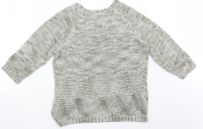 Bonmarché Womens Beige Pullover Jumper Size M