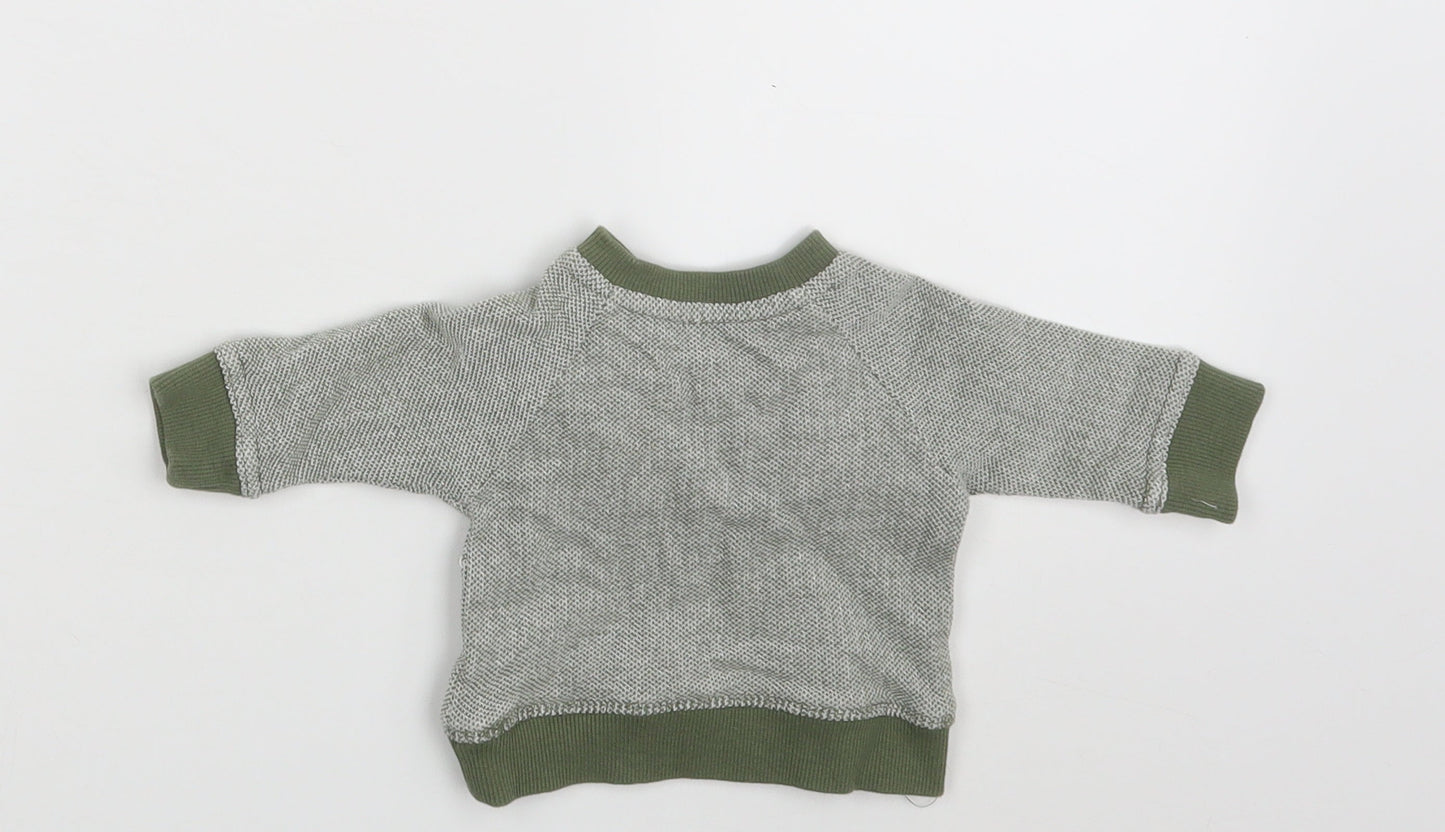 Nutmeg Baby Green   Pullover Jumper Size 0-3 Months