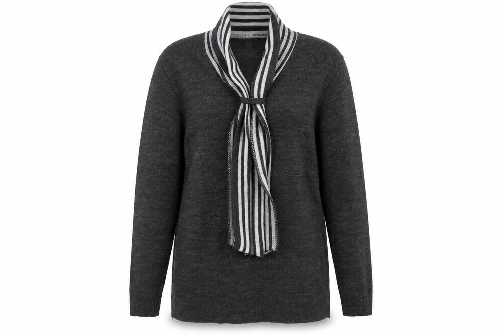 Pure & Natural Womens Grey   Pullover Jumper Size L