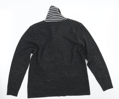 Pure & Natural Womens Grey   Pullover Jumper Size L