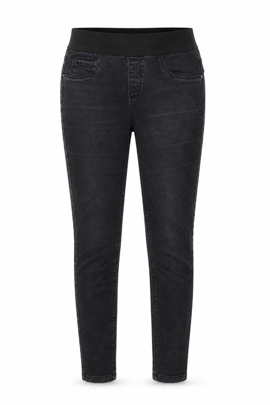 Preworn Womens Black  Denim Jegging Jeans Size 26 in L28 in