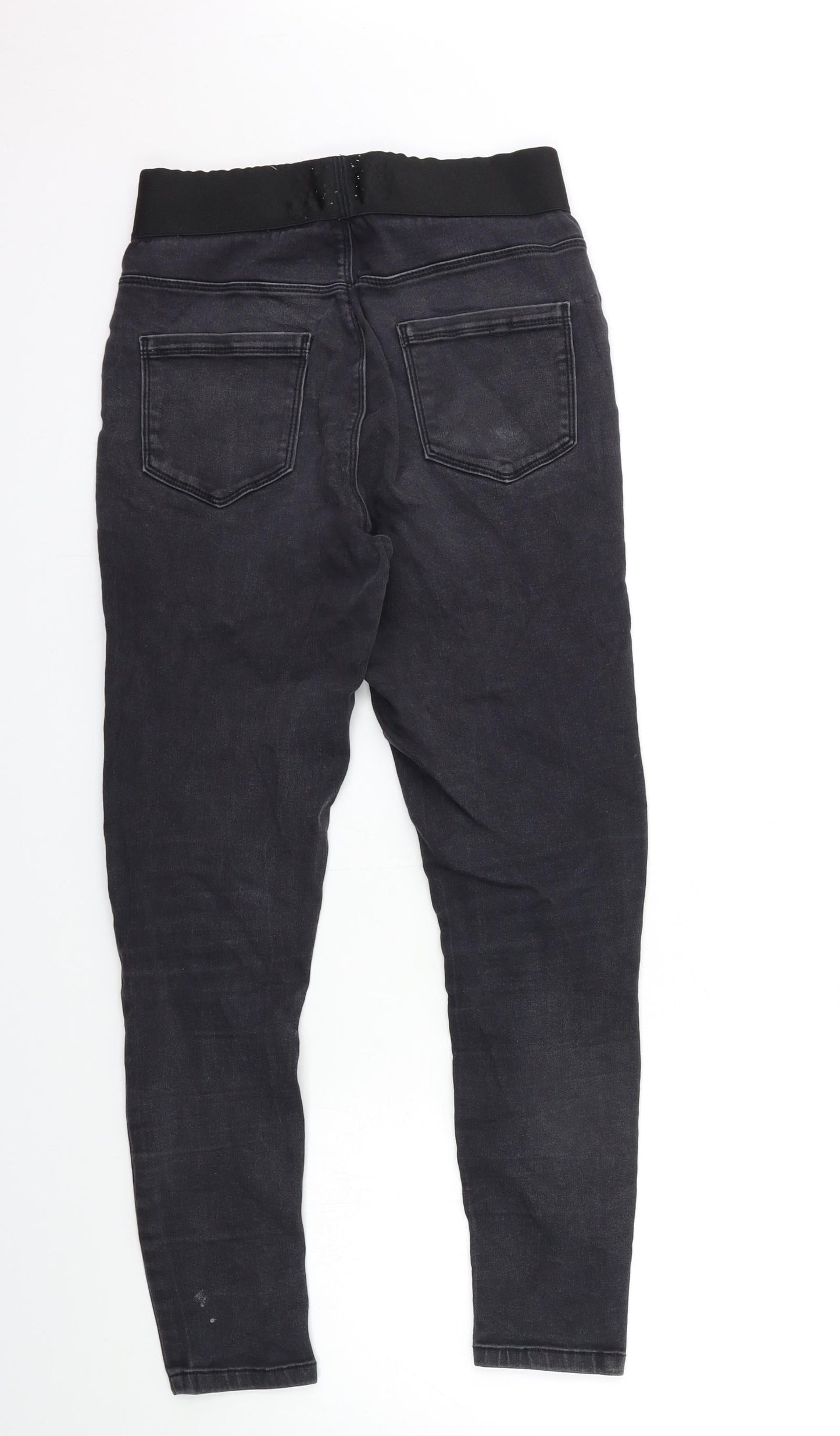Preworn Womens Black  Denim Jegging Jeans Size 26 in L28 in
