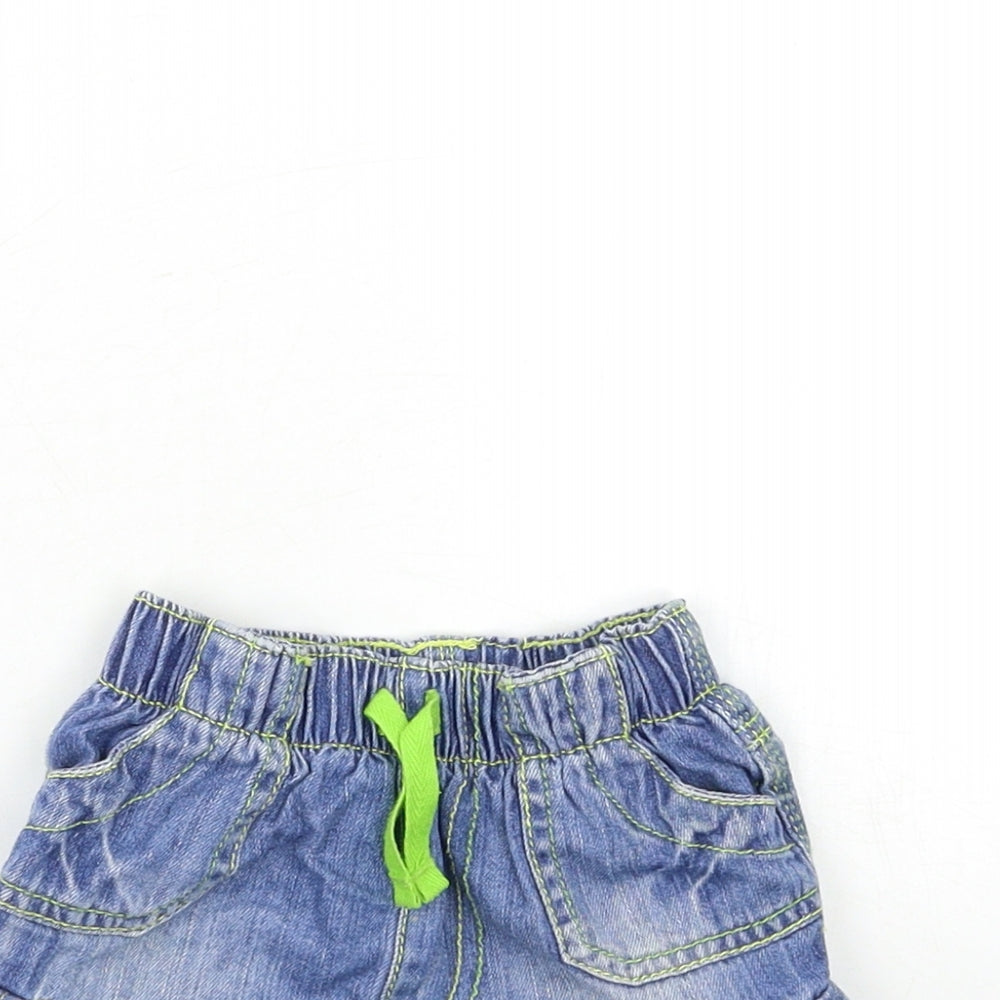 George Baby Blue  Denim Cropped Jeans Size 9-12 Months