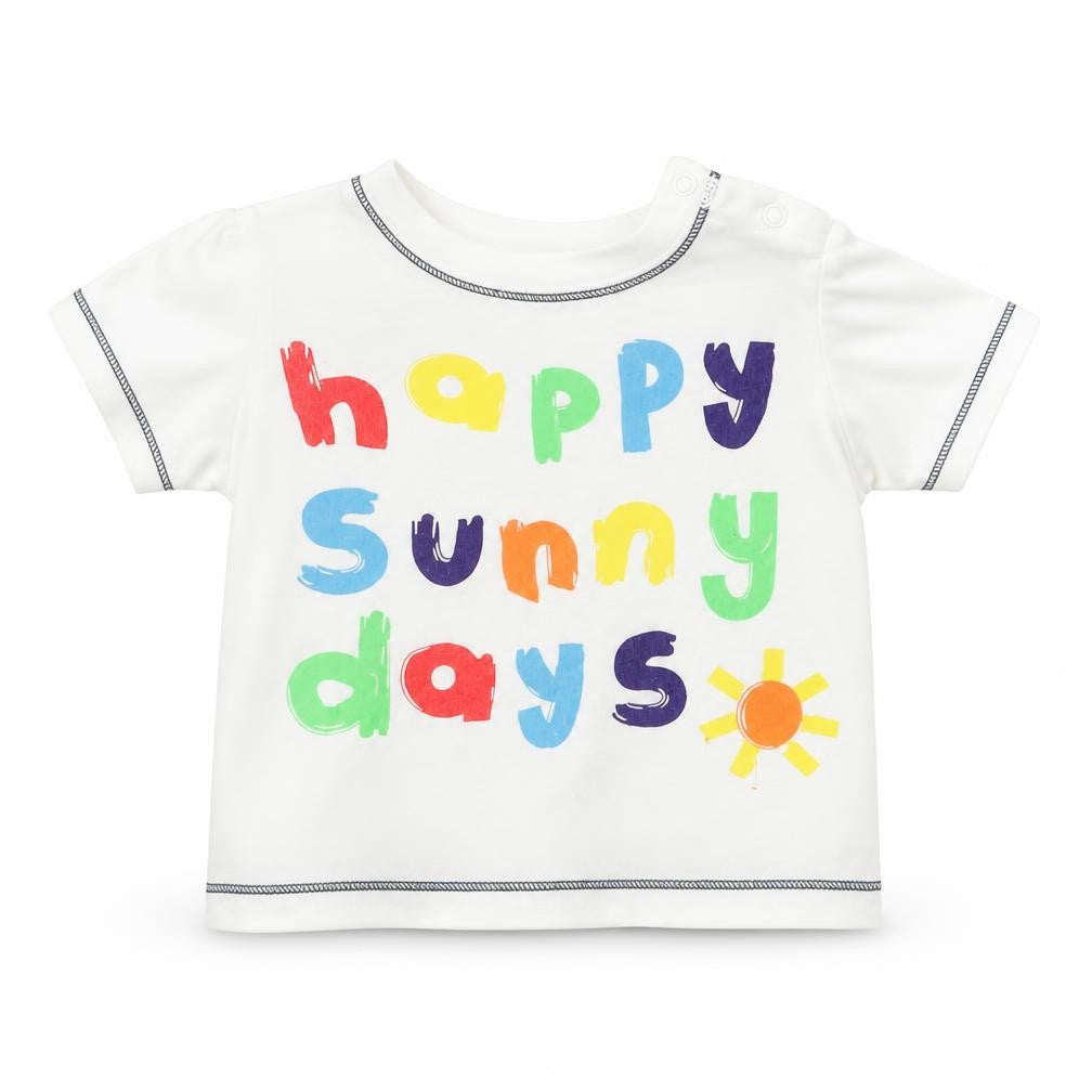 F&F Baby White   Basic T-Shirt Size 9-12 Months