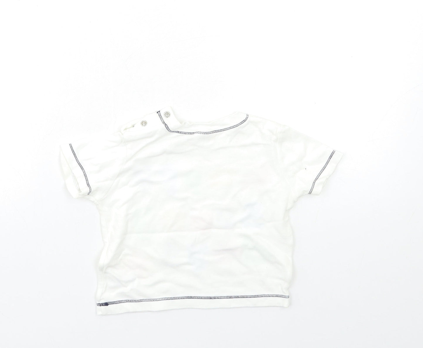 F&F Baby White   Basic T-Shirt Size 9-12 Months
