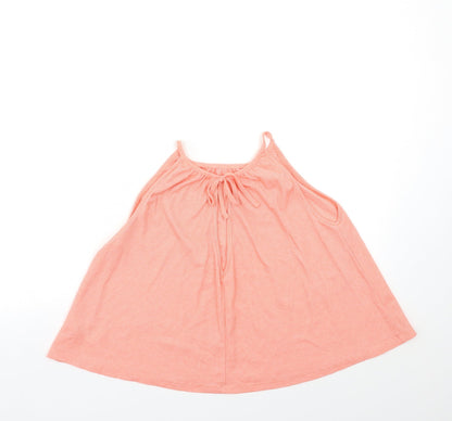 Back view of Atmosphere women’s orange basic tank, size UK 4