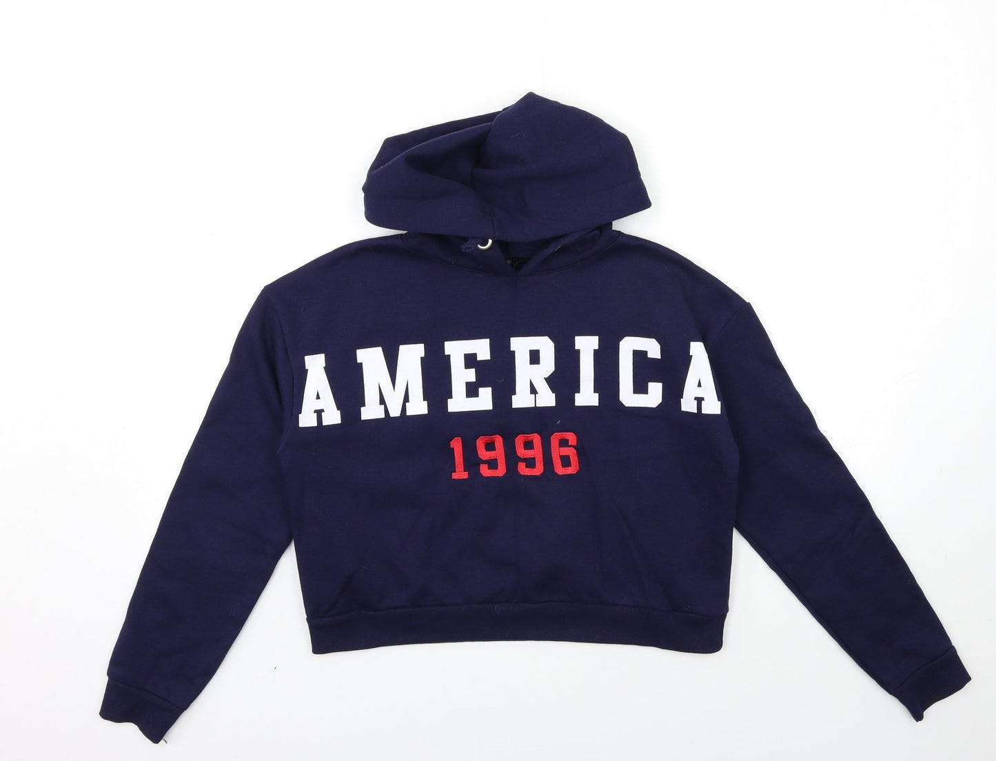 New Look Girls Blue   Pullover Hoodie Size 12 Years