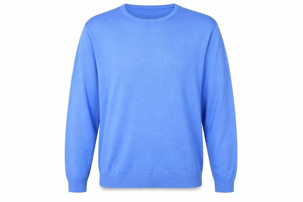 Atlantic Bay Mens Blue  Knit Pullover Jumper Size 2XL