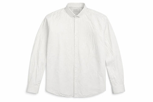 Taylor & Wright Mens White Polka Dot   Button-Up Size 16.5