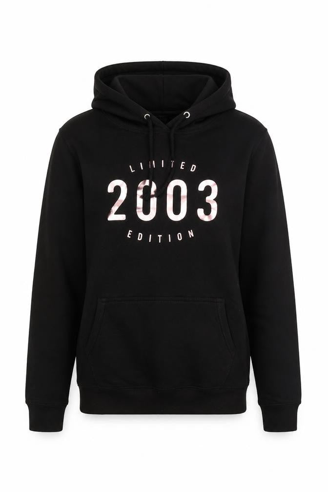 Justhoods Womens Black   Pullover Hoodie Size S