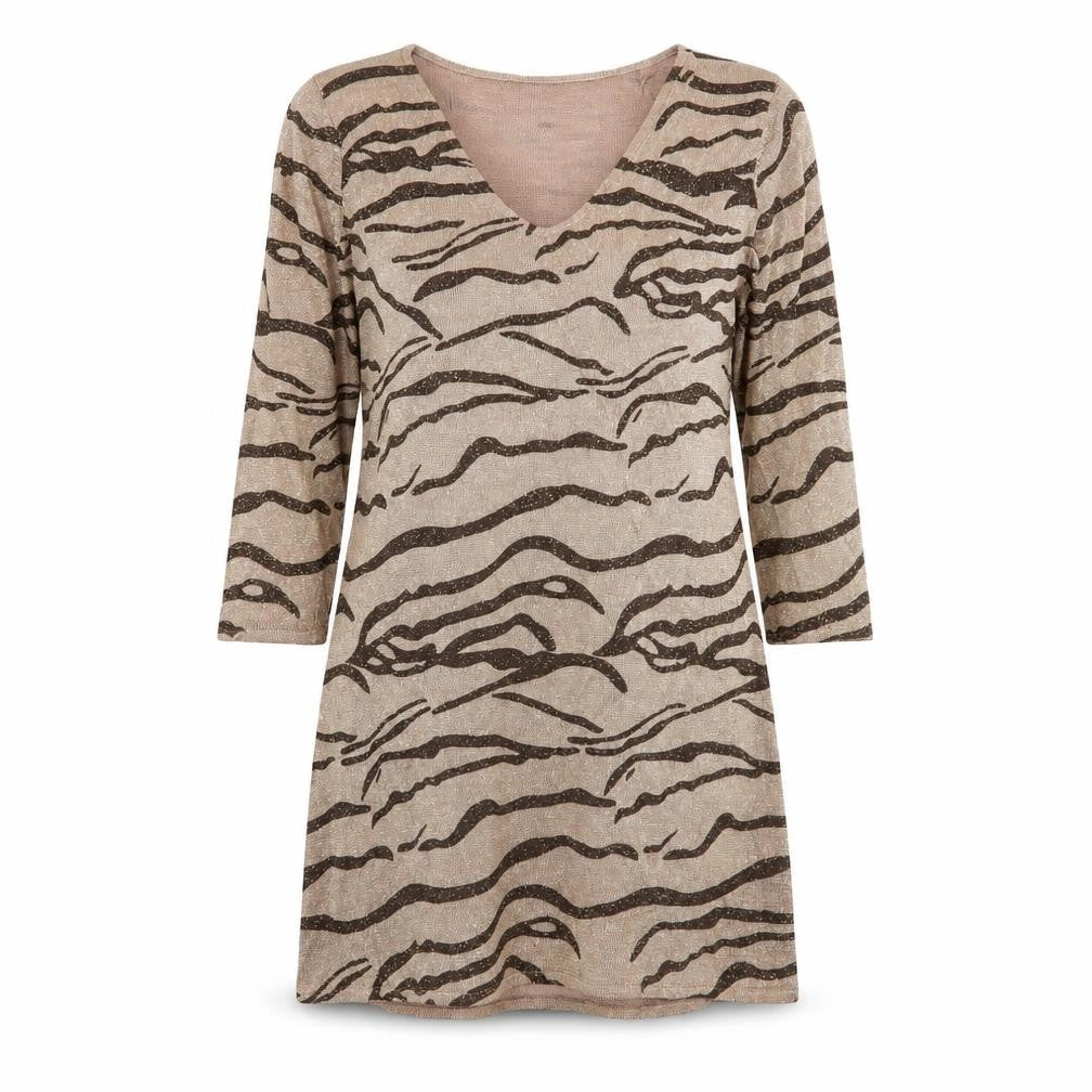sky designs Womens Multicoloured Animal Print  Fit & Flare  Size S