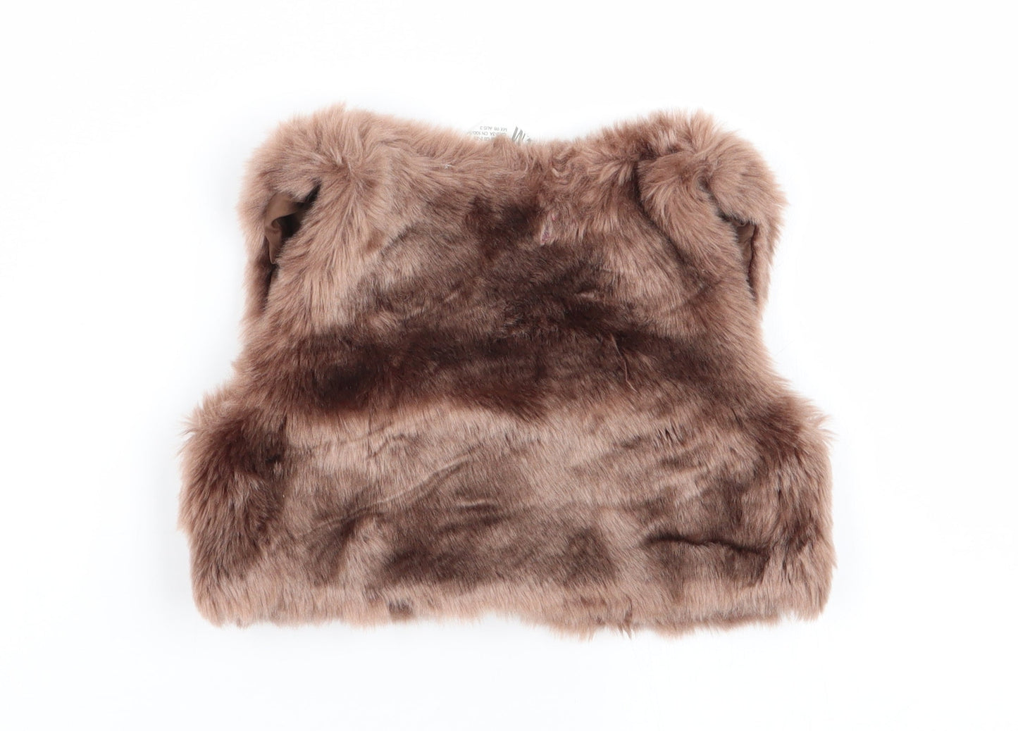 H&M Girls Brown   Gilet Coat Size 2-3 Years