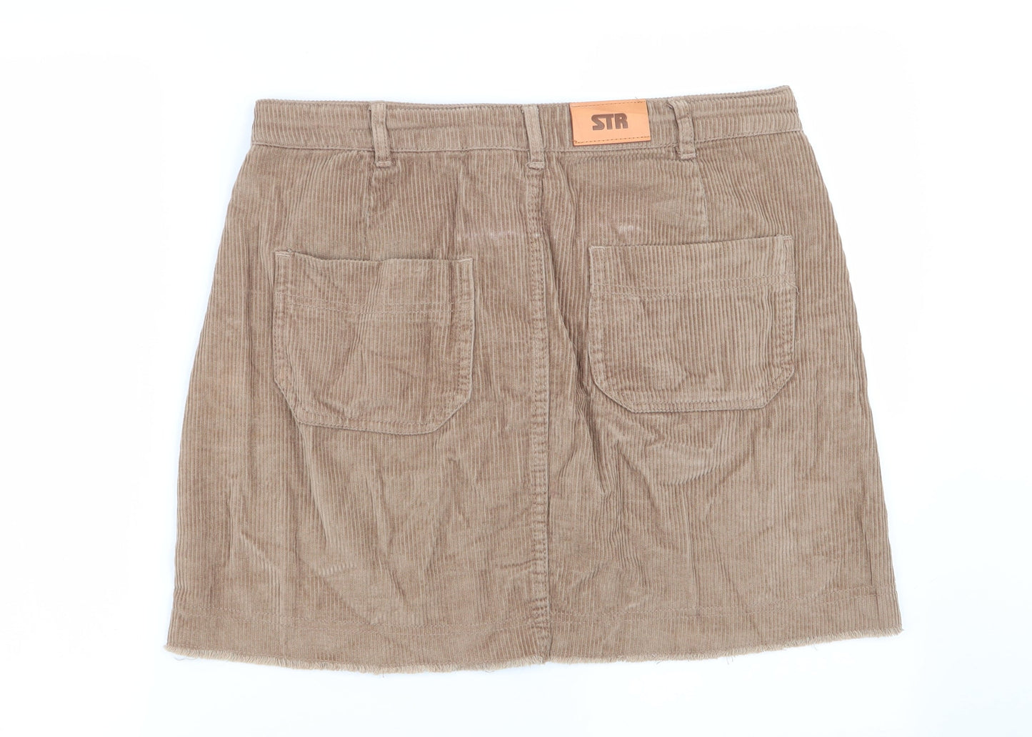 STR Womens Brown   Flare Skirt Size 12