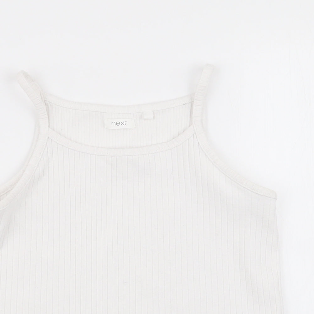 NEXT Girls White   Camisole Tank Size 11 Years