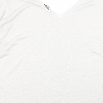 Oasis Womens Silver   Basic T-Shirt Size L