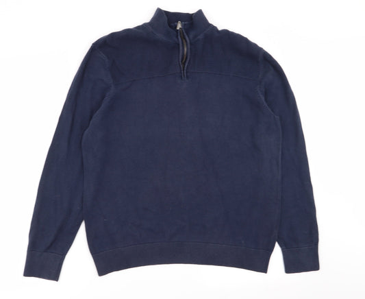 Asda George Mens Blue   Pullover Jumper Size L