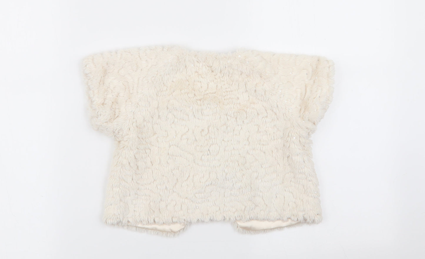 Young Dimension Girls Ivory   Cardigan Jumper Size 6-7 Years