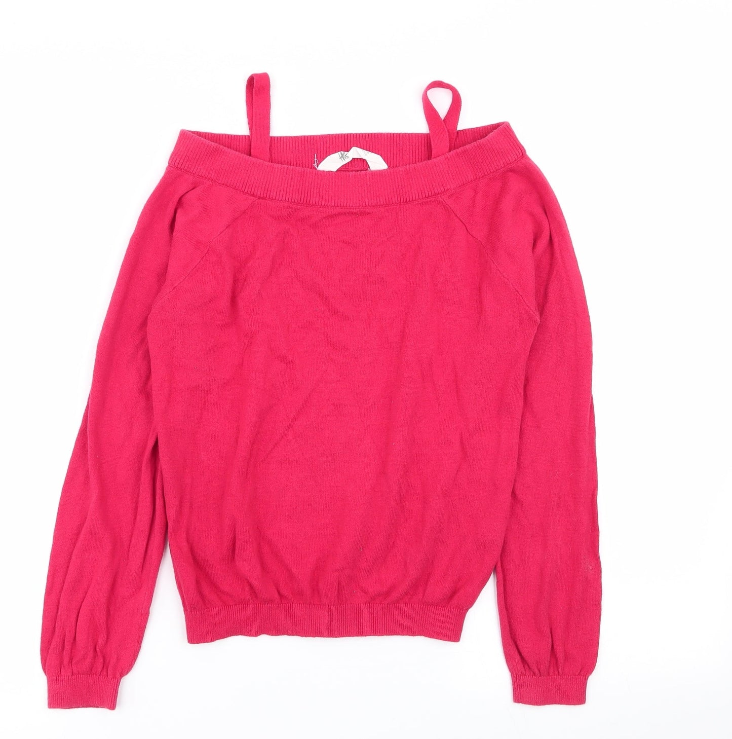 H&M Girls Red   Pullover Jumper Size 11-12 Years