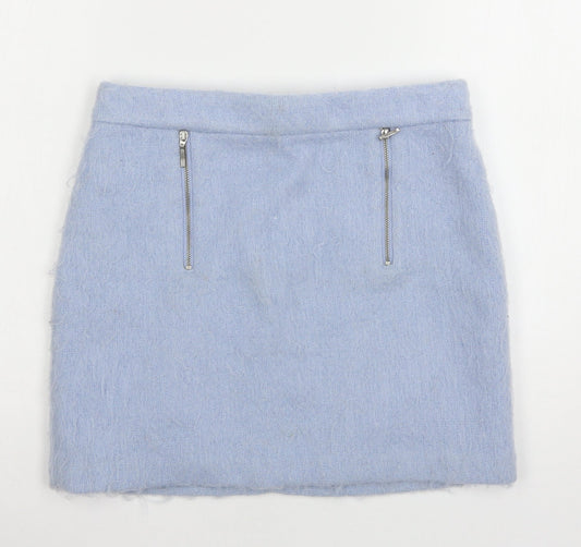 Dorothy Perkins Womens Blue   A-Line Skirt Size 8