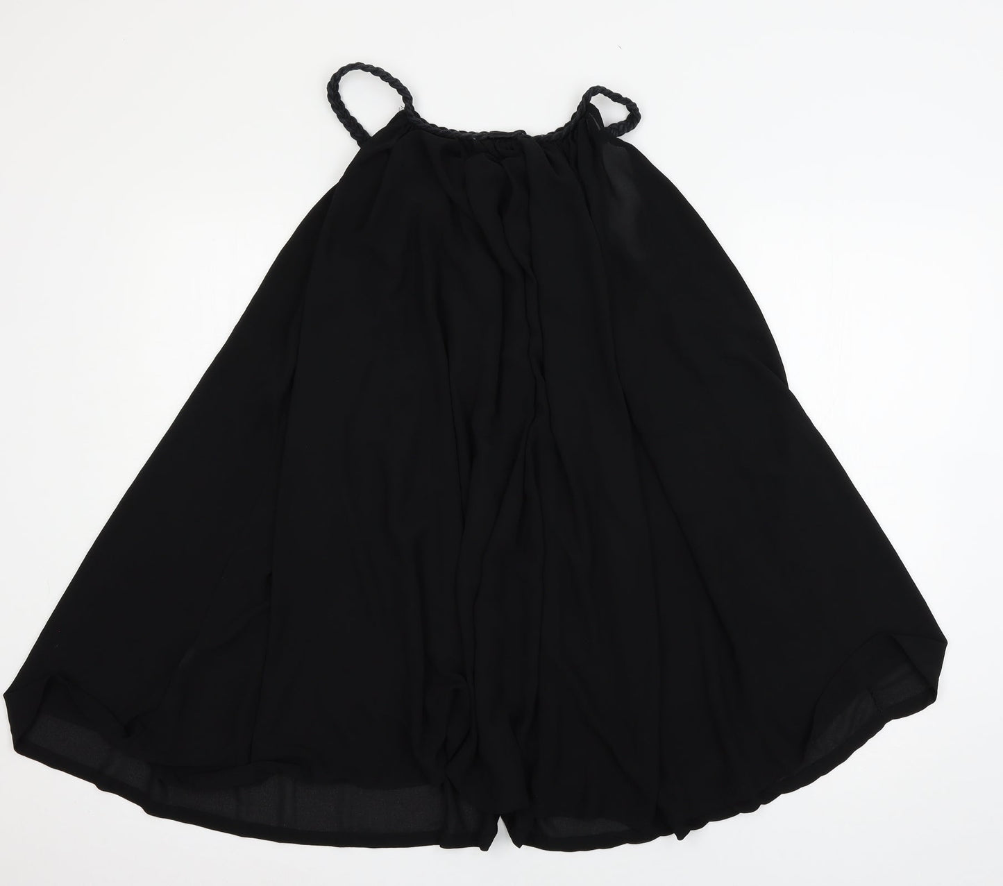 Gossip Womens Black  Chiffon Basic Tank Size M