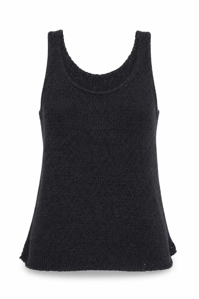 Divided Womens Grey  Knit Basic Tank Size 6