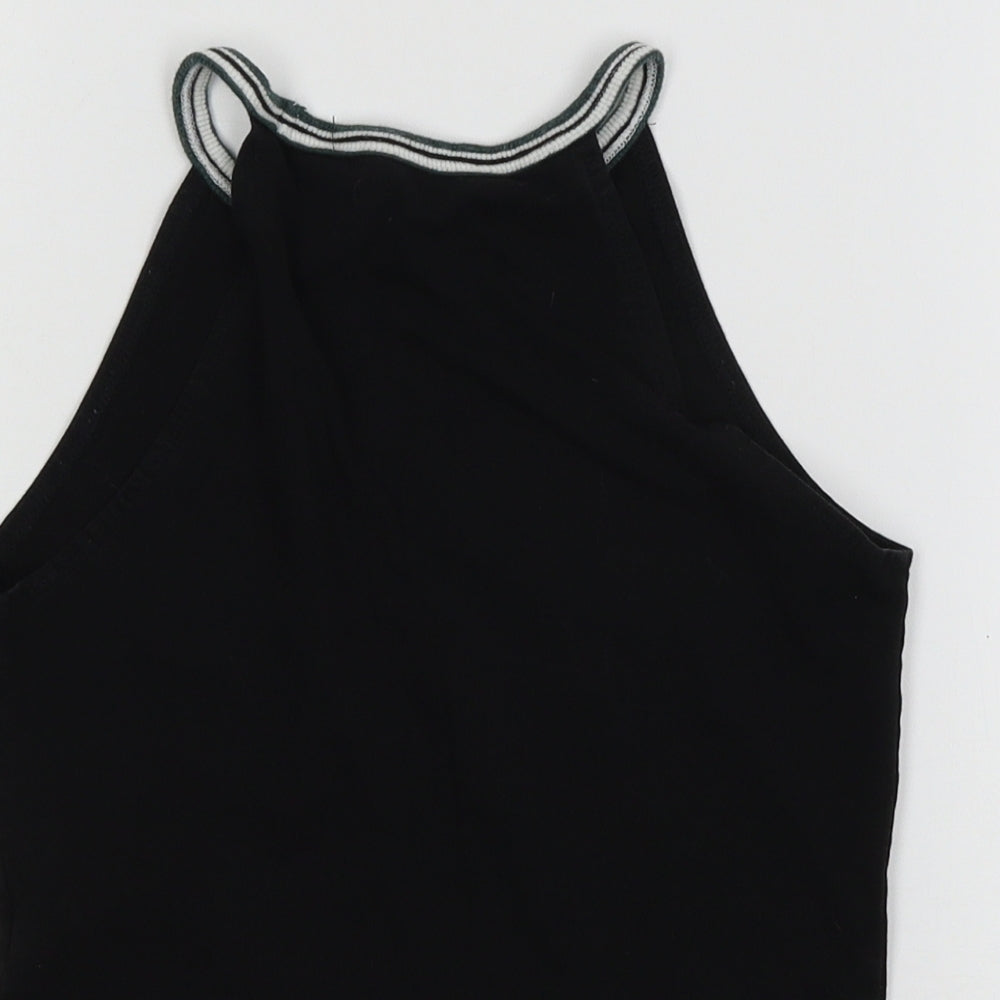 New Look Girls Black  Jersey Basic Tank Size 10-11 Years