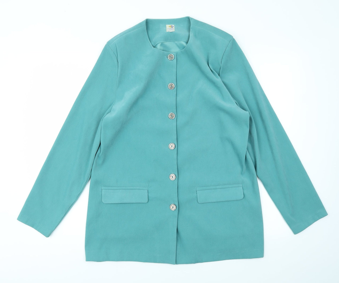 Travelling Light Womens Blue   Jacket Blazer Size L