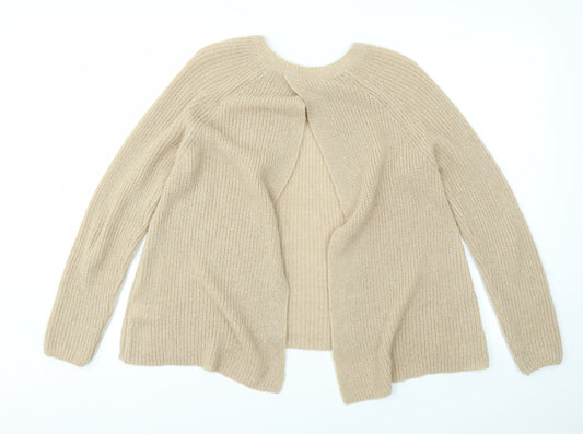 M&S Womens Beige   Pullover Jumper Size 12