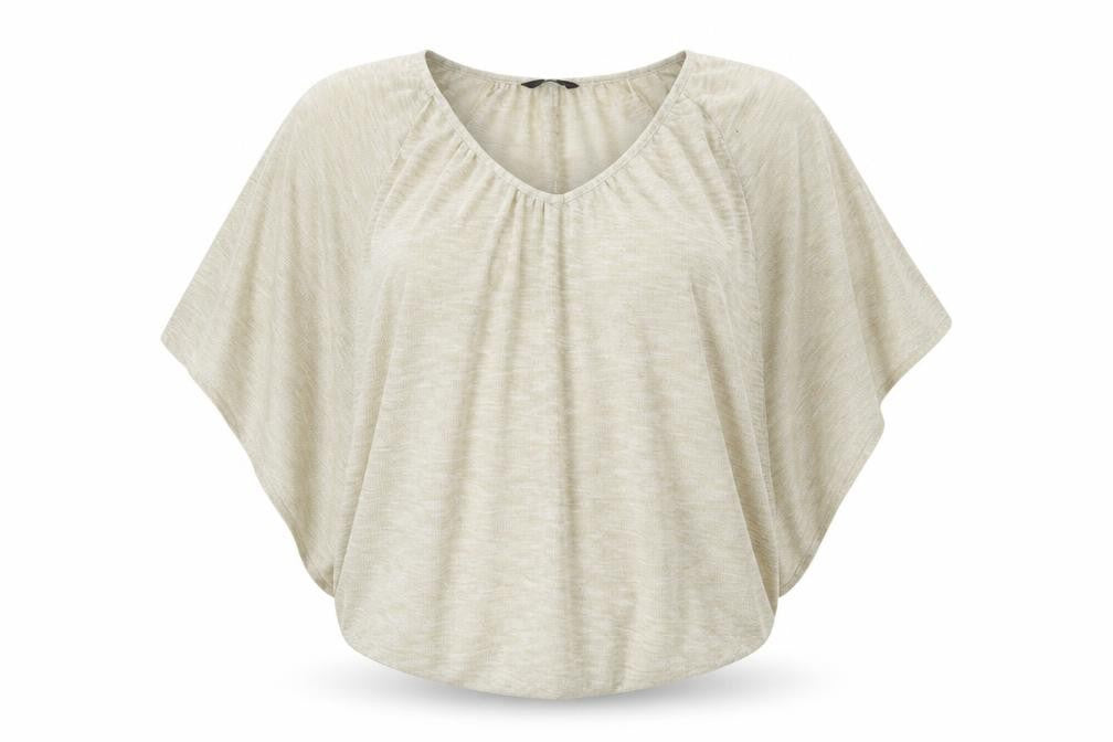 M&Co Womens Gold   Basic T-Shirt Size 16