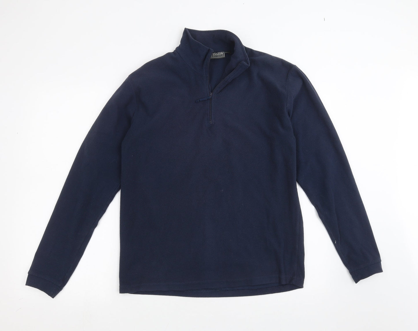 Outdoor Essentials Mens Blue  Fleece Pullover Jumper Size S