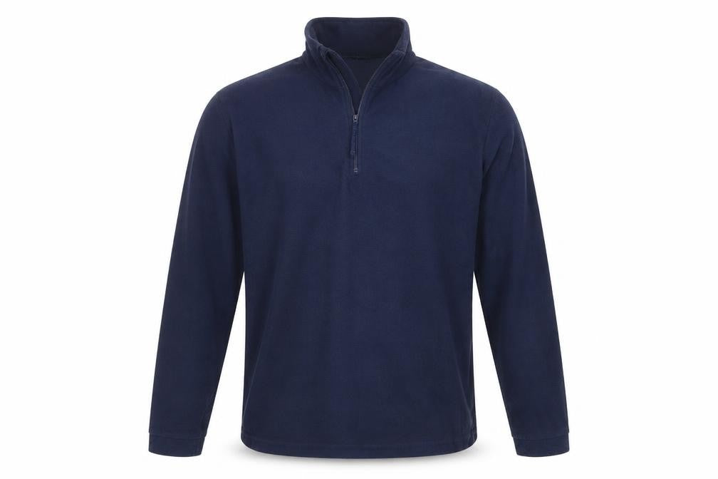 Outdoor Essentials Mens Blue  Fleece Pullover Jumper Size S