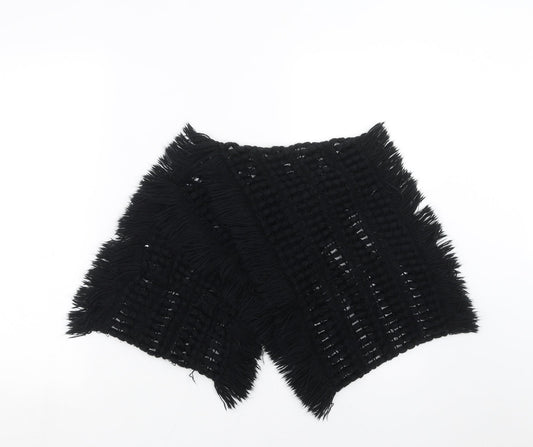 Preworn Womens Black    Scarf   - loop scarf
