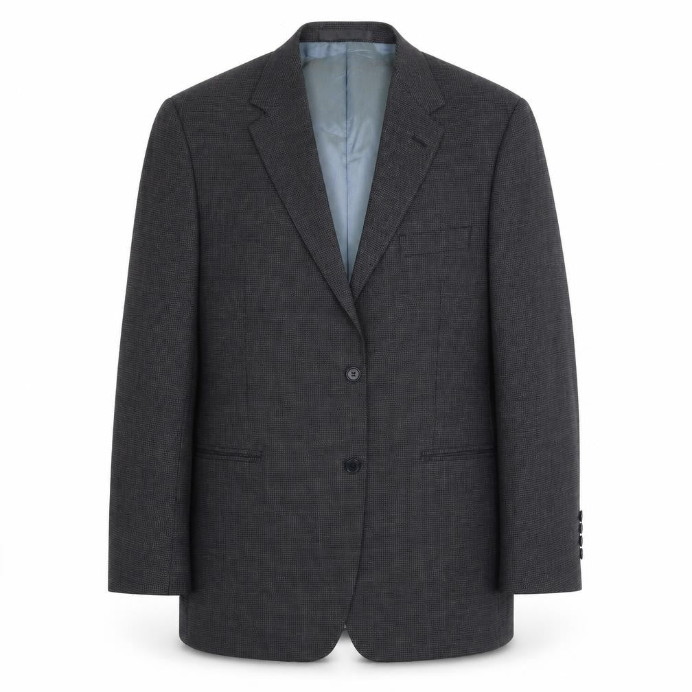 Marks & Spencer Mens Blue Check  Jacket Suit Jacket Size 44