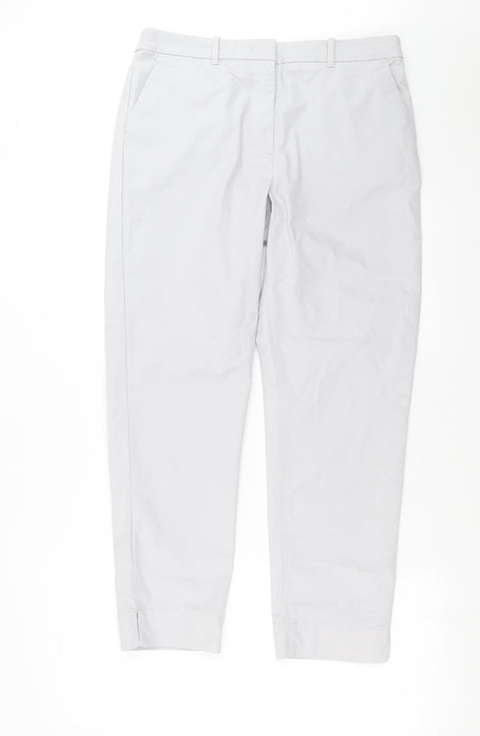 Marks and Spencer Womens Grey   Trousers  Size 12 L27 in
